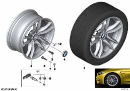 BMW LA WHEEL V-SPOKE 640M - 18