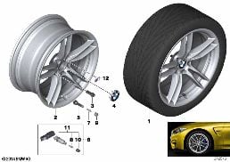 BMW LA WHEEL V-SPOKE 641M - 19