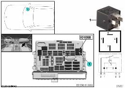 RELAY TERMINAL 30G I01068 diagram for BMW Z4 E89 18i