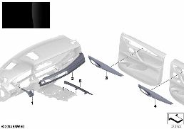 INDIVIDUAL WOOD, PIANOLACK SCHWARZ diagram for BMW X5 F15 25dX