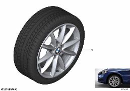 WINTER WHEEL WITH TIRE V-SPOKE 471 - 16