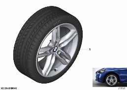 WINTER WHEEL W.TIRE M DOUB.SP.483M-17