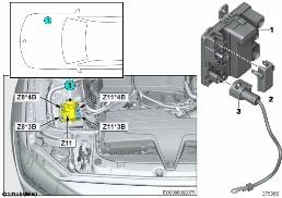 INTEGRATED SUPPLY MODULE Z11 diagram for BMW 3 Series F30 316i