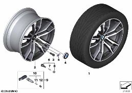 BMW LM Rad M Doppelspeiche 611 - 20