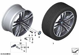 BMW LM Rad M Doppelspeiche 612 - 21