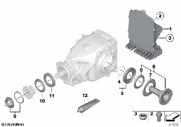 FINAL DRIVE, GASKET SET diagram for BMW Z4 E89 30i