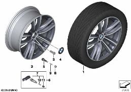 BMW LA WHEEL DOUBLE SPOKE 466 - 19''