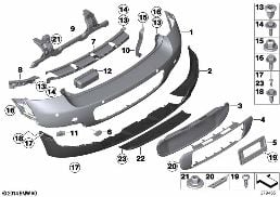 TRIM COVER, REAR