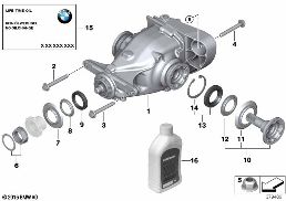 DIFFERENTIAL-DRIVE/OUTPUT diagram for BMW 3 Series E91 335i