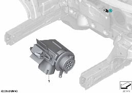 SENSOR F. AUC diagram for BMW 2 Series F44 Gran Coupé 220iX