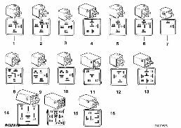 VARIOUS RELAYS diagram for BMW Z3 E36 1.9