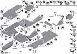 UNDERFLOOR COATING diagram for BMW 2 Series F22 228i