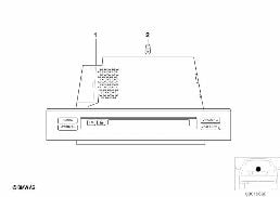 Transformat.Radio Reverse en Business CD diagram for BMW 5 Series E39 525td