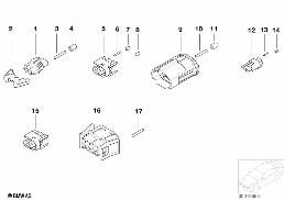 Diverses fiches selon l'application diagram for BMW 5 Series E39 525td