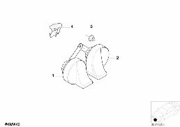 Avertisseur sonore diagram for BMW 7 Series E38 750iLS