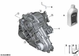 Boîte de transfert ATC 45L diagram for BMW X5 M F85 X5 M