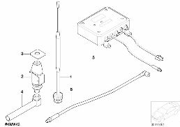 SINGLE PARTS F RADIO AND RADIO ANTENNA