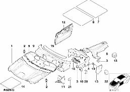 SOUND INSULATING FRONT diagram for BMW 7 Series E38 735iL