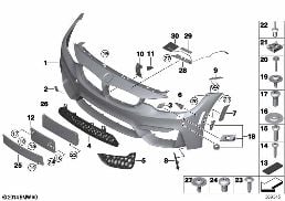 M TRIM, FRONT