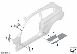 CAVITY SHIELDING, SIDE FRAME