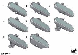 INTERIOR MIRROR diagram for BMW X4 F26 28iX