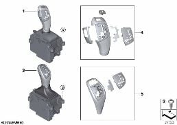 Gangwahlschalter diagram for BMW X6 F16 28iX