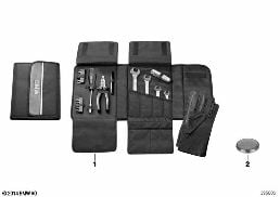 Driver utility set diagram for BMW MINI F55 Cooper