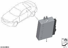 控制單元 敞篷車折疊式軟頂模塊 diagram for BMW 2 Series F23 218d