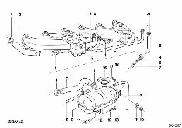 ถังพัก diagram for BMW 5 Series E12 528