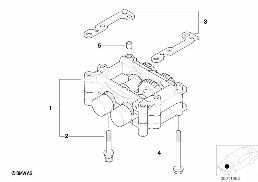 HOUSING WITH COMPENSATING SHAFTS