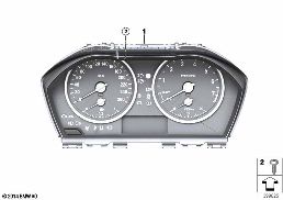 INSTRUMENT CLUSTER diagram for BMW X1 F48 20dX