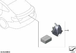 RETROFIT BACKUP CAMERA diagram for BMW 3 Series F31 LCI 320d ed