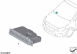 KAFAS-styrenhet diagram for BMW X1 F48 LCI 20iX