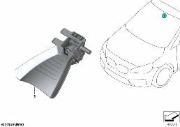 KAFAS-kamera diagram for BMW X1 F48 LCI 20iX