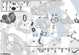 EXHAUST TURBO.AND VALUE LINE INSTALL.KIT