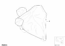 TARPAULIN diagram for BMW R45-R65LS..78-85 R65