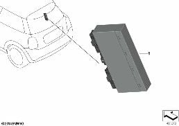 Kontrol ünitesi, Cabrio tente modülü diagram for BMW MINI Cabrio F57 JCW