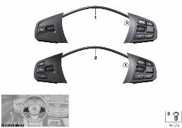 Schalter Lenkrad Multifunktion diagram for BMW 2 Series F45 Active Tourer 218d