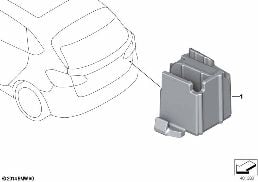 CONTROL UNIT SUPPORT diagram for BMW 2 Series F46 Gran Tourer LCI 216d
