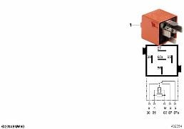 繼電器 轉換器 lachsrot diagram for BMW 5 Series E39 528i