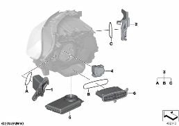 ELECTRONIC PARTS, HEADLIGHT, LED
