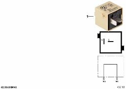 RELAY, BRIDGE - CONNECTION PLUG diagram for BMW 3 Series E36 325i