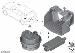 ALARM SYSTEMS diagram for BMW 2 Series F23 LCI 220i