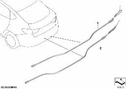 SENSOR WIRE FOR SMART OPENER diagram for BMW X6 F16 35i