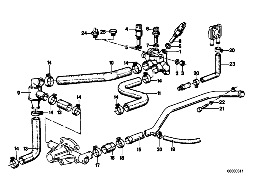 COOLING SYSTEM-THERMOSTAT/WATER HOSES