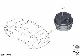 ALARM SYSTEMS diagram for BMW 2 Series F45 Active Tourer LCI 220d