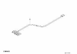 Alimentation électrique arriere diagram for BMW 5 Series E39 525td