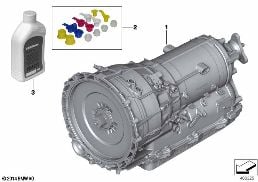 Automatische transmissie GA8P75HZ diagram for BMW 5 Series G30 530e