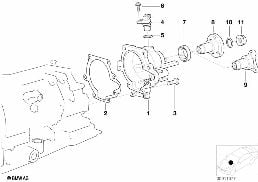 A4S 270R/310R OUTPUT diagram for BMW 3 Series E46 318i