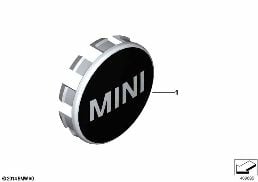 MINI HUB CAP diagram for BMW MINI Countryman F60 Cooper
